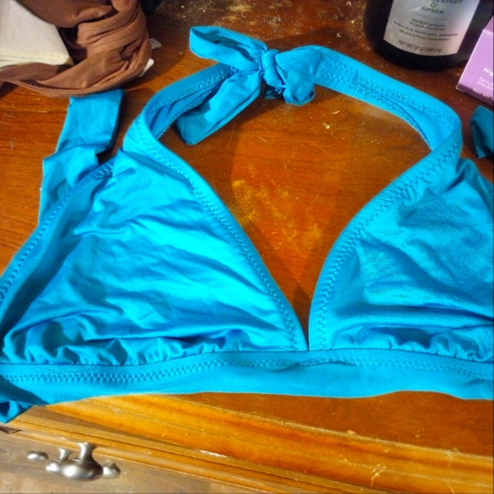 Vibrant Blue Bikini Top